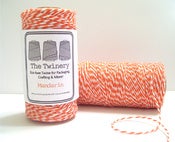 Image of Mandarin - Orange & White Eco-Luxe Baker's Twine