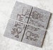 Image of beer glassware celebration coasters - set of four