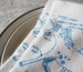 Image of unicorn magical rainbows and fluffy cloud floursack towels