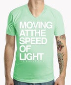 Image of T-SHIRT Moving at the Speed of Light - V Neck