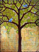 Image of Boughs in Leaf Large Signed Print