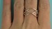 Image of sterling silver honey comb ring