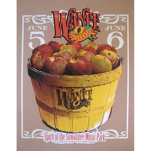 Image of Wanee 2009 Silkscreened Poster