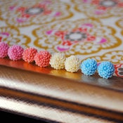 Image of Petite Mum Flower Earrings - Available in Many Colors!