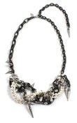 Image of Love Hurts Necklace - Matte Gunmetal