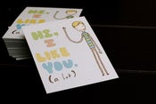 Image of "I Like You" Postcards