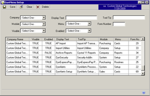 Image of DynMenu 2010