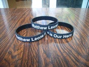 Image of Matthew Leone Is Our Hero Wristband