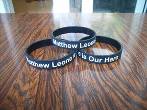 Image of Matthew Leone Is Our Hero Wristband