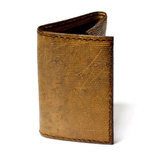 Image of Iguana Skin Tri-fold Wallet