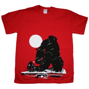 Image of 'Yeti Over Mount Fuji Hong Kong' tee
