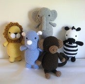 Image of Amigurumi Safari Collection Crochet Pattern Set