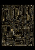Image of '99 Things From My Studio' (gold)