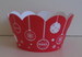Image of Cupcake Wrappers - Red - Noel - Christmas!
