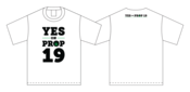 Image of Yes On Prop 19 T-Shirt