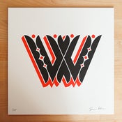 Image of Letterpressed W