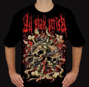 Image of Brandon Heart Skulls T-Shirt