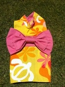 Image of Kimono (Bow) - B24 - Honu Girl Aloha Pink
