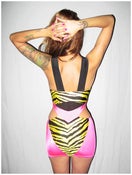 Image of Tiger Yellow & Hot Pink K.M.A. Dress