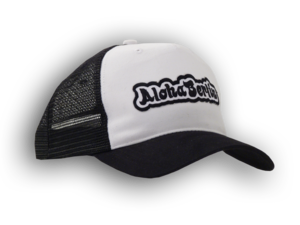 Image of Trucker Mesh Cap (black-white) 