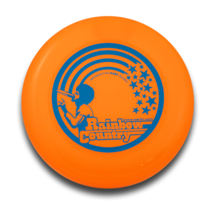 Image of Freestyle Frisbee - Rainbow Country (orange) 