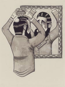 Image of Jewish Art 8.5"x11" Balding Print