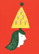 Image of Christmas tree girl