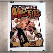 Image of Misfits Werewolf Poster 2007 (Limited Qty)