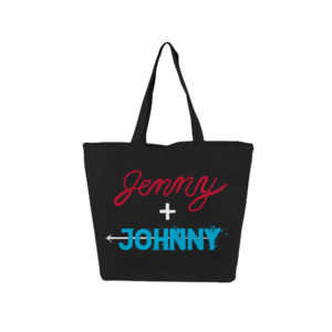 Image of Jenny and Johnny Black Tote