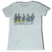 Image of SHIROCK Band Image on "Burnout" Vintage Shirt