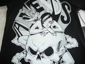 Image of Afends skullclimber slim-fit tee black