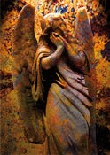 Image of Pack of 4 angel cards (Angel 25), blank inside
