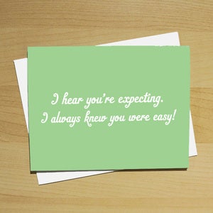 Image of I HEAR YOU'RE EXPECTING.