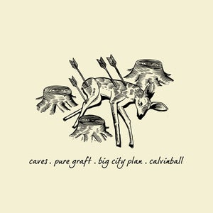 Image of 10" split with Caves, Pure Graft and Big City Plan