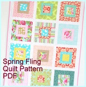 Image of PDF Tutorial: Spring Fling Baby Quilt