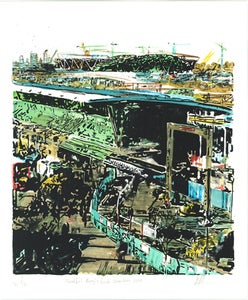Image of Stratford Olympic Park November 2009  - unframed
