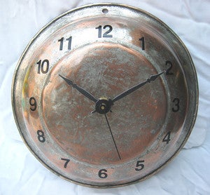 Image of Copper pan clock