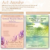 Image of Pre-Designed and Printed Flyers