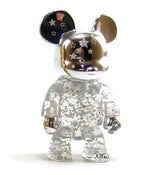 Image of 2.5" Qee Silver Shining Star Bear