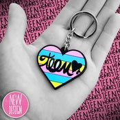 Image of TEEN HEARTS KEYCHAIN