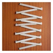 Image of WOODEN FOLDING RULER - TWO METRE