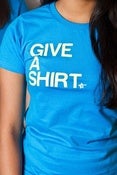 Image of Women's Basic Tee - Neon Blue 