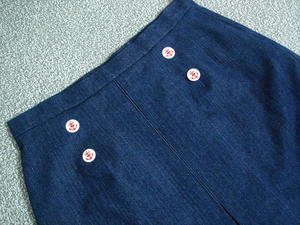 Image of 'Little Jess' skirt - Nautical - DENIM