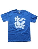 Image of tketht! Royal Blue logo t-shirt