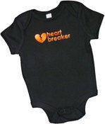 Image of heart breaker baby one piece