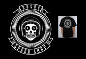 Image of Mens black death skull tee