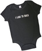 Image of i like to rock baby one piece