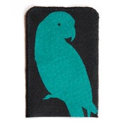 Image of Green Parrot Card Holder