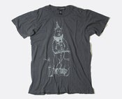 Image of vengeful minds - bear distressed crew neck tee