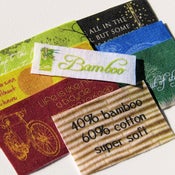 Image of Custom Bamboo Fabric Labels